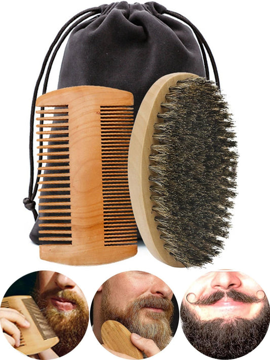 Beard pack (Brush and comb)